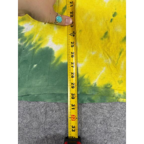 Vintage Grateful Dead Green Bay Packers Tie Dye T-Shirt Mens XL Single Stitch - Picture 6 of 11